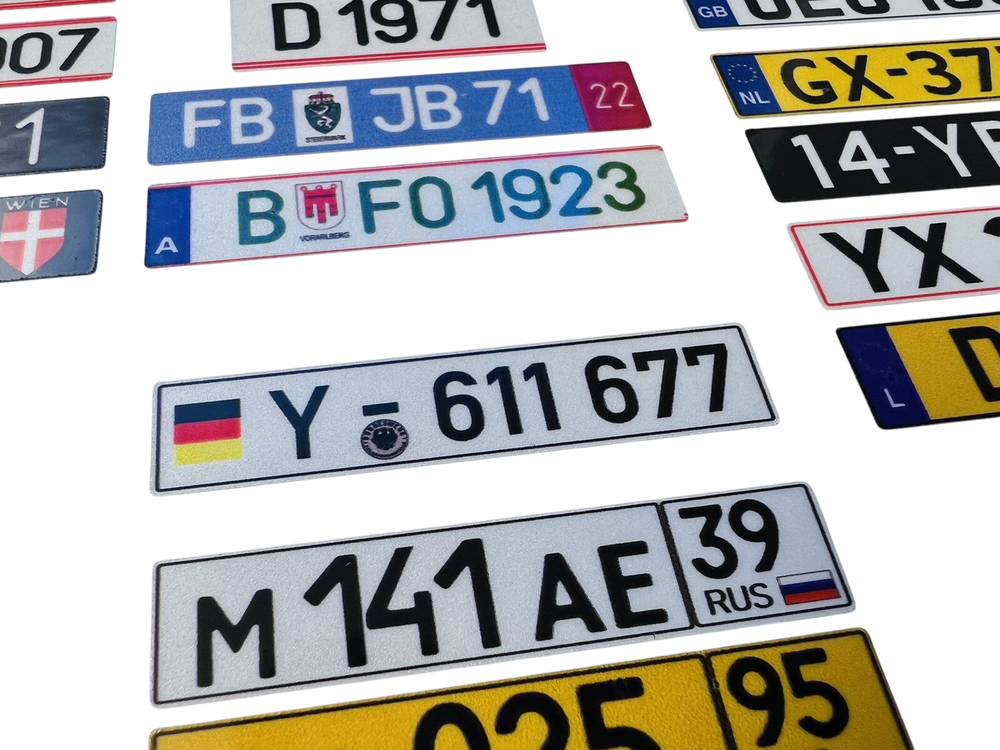 1 Paar BRD Kennz. ( NICHT EU ! ) Modellbau RC 1:5 1:32 1:14 1:16 1:8 1:24 1:32 Modellbau Beschriftung