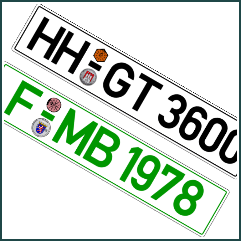 1 Paar BRD Kennz. ( NICHT EU ! ) Modellbau RC 1:5 1:32 1:14 1:16 1:8 1:24 1:32 Modellbau Beschriftung