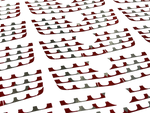 Lade das Bild in den Galerie-Viewer, 10teil. MB Arocs Grill Aufkleber Set 1:14 LKW - Farbe wählbar - RC Tamiya Bau Modellbau Beschriftung

