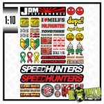 Lade das Bild in den Galerie-Viewer, 1:10 - Set A RC Drifter Aufkleber Sticker JDM Japan HPI Himoto Traxxas Tamiya Modellbau Beschriftung
