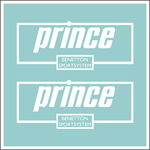 Lade das Bild in den Galerie-Viewer, 2 x F1 Decal 1:43 Benetton Schumacher GP93 Seitenkasten Prince Minichamps Modellbau Beschriftung
