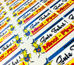 Lade das Bild in den Galerie-Viewer, 2er Minol Pirol Gute Fahrt! Werbung Oldschool Aufkleber Trabant Wartburg Sticker Modellbau Beschriftung
