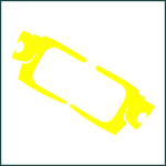 Lade das Bild in den Galerie-Viewer, 2teil. MAN Griffrahmen Aufkleber Set 1:14 LKW - Farbe wählbar - RC Tamiya Modellbau Beschriftung
