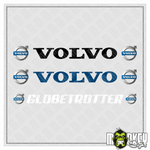 Lade das Bild in den Galerie-Viewer, 3-teiliges Aufkleber Set VOLVO Tamiya LKW 1:14 RC Truck Modellbau Sticker Modellbau Beschriftung
