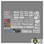 Lade das Bild in den Galerie-Viewer, 38 teilg. RC Crawler Offroad Aufkleber Set B 1:10 Sticker passend für Modellbau Modellbau Beschriftung
