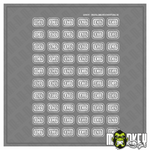 Lade das Bild in den Galerie-Viewer, 60-teiliges Aufkleber Set Spur G Gartenbahn Bundesbahn Beschriftung weiss DB Modellbau Beschriftung
