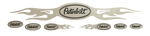 Lade das Bild in den Galerie-Viewer, 7teilig CHROM PETERBILT Flames BLACK OUT TRUCK USA 1:14 STICKER RC AUFKLEBER USA Modellbau Beschriftung
