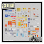 Lade das Bild in den Galerie-Viewer, 9er Set / Bundle Waterslide Decal 1:120 SPUR TT DDR Zug Eisenbahn Modellbahn Modellbau Beschriftung
