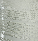 Lade das Bild in den Galerie-Viewer, Aufkleber 146teilig Modellbau RC Army Zahlen Buchstaben weiss Sticker 7mm Modellbau Beschriftung
