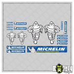 Lade das Bild in den Galerie-Viewer, Aufkleber 19 teilig Modellbau RC 1:32 Sticker Michelin Schuco Welly Märklin Modellbau Beschriftung
