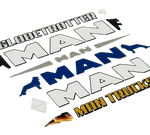 Lade das Bild in den Galerie-Viewer, Aufkleber Set 6-teilig 1:32 Modellbau RC Slotcar Sticker UV-beständig MAN Modellbau Beschriftung
