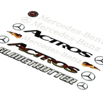 Lade das Bild in den Galerie-Viewer, Aufkleber Set 6-teilig 1:32 Modellbau RC Slotcar Sticker UV-beständig Mercedes Modellbau Beschriftung
