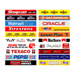 Lade das Bild in den Galerie-Viewer, Bandenwerbung f. Carrera 132/140 Leitplanke Werbung Racing 1:32 1:24 Slotcar US Modellbau Beschriftung
