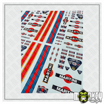 Lade das Bild in den Galerie-Viewer, Decalsatz 1:18 1:24 Modellbau RC Car Slotcar Tuning Wasserstransfer Set Modellbau Beschriftung
