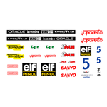 Lade das Bild in den Galerie-Viewer, F1 Decal 1:18 Benetton B194 - Patrese - Schumacher Verstappen Formel 1 - 1994 Modellbau Beschriftung
