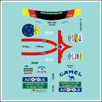 Lade das Bild in den Galerie-Viewer, F1 Decal 1:18 Benetton Figur 1992 Tabakwerbung Schumacher Formel 1 B192 Modellbau Beschriftung
