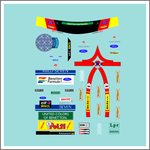 Lade das Bild in den Galerie-Viewer, F1 Decal 1:18 Benetton Figur 1994 Tabakwerbung Schumacher Formel 1 B194 Modellbau Beschriftung
