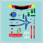 Lade das Bild in den Galerie-Viewer, F1 Decal 1:18 Jordan 191 Figur 1991 Schumacher Rennanzug Formel 1 Modellbau Beschriftung
