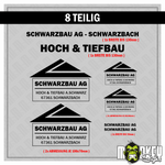 Lade das Bild in den Galerie-Viewer, Firma Beschriftung nach Wunsch 1:14 | Individuelle Aufkleber für RC &amp; Modellbau Modellbau Beschriftung
