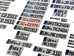 Lade das Bild in den Galerie-Viewer, Kennzeichen reflektierend Modellbau RC 1:5 1:12 1:14 1:16 1:8 1:24 1:18 1:10 Modellbau Beschriftung
