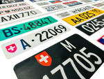 Lade das Bild in den Galerie-Viewer, Kennzeichen reflektierend Modellbau RC 1:5 1:12 1:14 1:16 1:8 1:24 1:18 1:10 Modellbau Beschriftung
