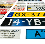Lade das Bild in den Galerie-Viewer, Kennzeichen reflektierend Modellbau RC 1:5 1:12 1:14 1:16 1:8 1:24 1:18 1:10 Modellbau Beschriftung
