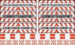 Lade das Bild in den Galerie-Viewer, Komplett Set 1:14,5 - 1:16 Schwertransport Warn - Aufkleber Tamiya Wedico 025 Modellbau Beschriftung
