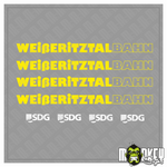 Lade das Bild in den Galerie-Viewer, LGB 8-teiliges Aufkleber Spur G Gartenbahn Weißeritztal Beschriftung Modellbahn Modellbau Beschriftung
