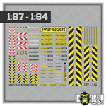 Lade das Bild in den Galerie-Viewer, Palfinger Decal Set Kran Modellbau Beschriftung 1:87 1:64 LKW Truck Scale Modellbau Beschriftung
