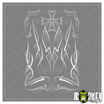 Lade das Bild in den Galerie-Viewer, Pinstripe Aufkleber Set Tamiya LKW 1:14 RC US Truck Modellbau Sticker Grau Modellbau Beschriftung

