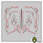 Lade das Bild in den Galerie-Viewer, Pinstripe B Aufkleber Set Tamiya LKW 1:14 RC US Truck Modellbau Sticker b/r Modellbau Beschriftung
