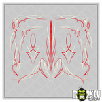 Lade das Bild in den Galerie-Viewer, Pinstripe B Aufkleber Set Tamiya LKW 1:14 RC US Truck Modellbau Sticker r/c Modellbau Beschriftung
