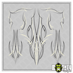 Lade das Bild in den Galerie-Viewer, Pinstripe C Aufkleber Set Tamiya LKW 1:14 RC US Truck Modellbau Sticker b/c Modellbau Beschriftung
