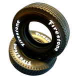 Lade das Bild in den Galerie-Viewer, Reifenbeschriftung Markierung FIRESTONE Aufkleber Tamiya Decal 1:14 010 Modellbau Beschriftung
