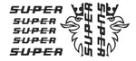 Lade das Bild in den Galerie-Viewer, SCANIA Aufkleber Set SUPER 1:14 / 1:16 LKW Zugmaschine Decal 5 Farben RC 095 Modellbau Beschriftung
