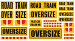 Lade das Bild in den Galerie-Viewer, Set 1:14 - 1:16 Australien Oversize Aufkleber Train TAMIYA / WEDICO DECAL - RC Modellbau Beschriftung

