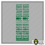 Lade das Bild in den Galerie-Viewer, Sponsoren Sticker Set 1:18 &amp; 1:10 – Motorsport Racing Style Aufkleber Rennsport Modellbau Beschriftung
