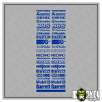 Lade das Bild in den Galerie-Viewer, Sponsoren Sticker Set 1:18 &amp; 1:10 – Motorsport Racing Style Aufkleber Rennsport Modellbau Beschriftung
