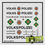 Lade das Bild in den Galerie-Viewer, Waterslide Decal 1:12 - passend für DDR ANKER SPIELZEUG Volkspolizei Wartburg Modellbau Beschriftung
