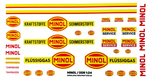 Lade das Bild in den Galerie-Viewer, Waterslide Decal 1:24 - 34tlg. DDR VEB Minol Benzin Kamaz W50 Truck LKW Multicar Modellbau Beschriftung
