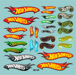Lade das Bild in den Galerie-Viewer, Waterslide Decal 1:32 1:24 Hotwheels Slotcar Racing Modellbau USA V8 Muscle Cars Modellbau Beschriftung
