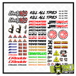 Lade das Bild in den Galerie-Viewer, Waterslide Decal 1:32 - 1:43 Racing Slotcar Japan ASIA Drift Subaru Honda Toyota Modellbau Beschriftung

