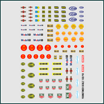 Lade das Bild in den Galerie-Viewer, Waterslide Decal 1:32 1:43 Racing Slotcar Youngtimer - Oldtimer Historic Rennen Modellbau Beschriftung
