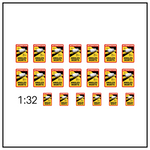 Lade das Bild in den Galerie-Viewer, Waterslide Decal 1:32 - Angles Morts Markierung LKW Frankreich Wiking Schuco Modellbau Beschriftung
