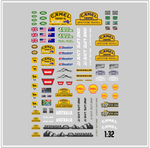 Lade das Bild in den Galerie-Viewer, Waterslide Decal 1:32 - Trophy Defender Landrover Camel ONE LIFE. Australia Modellbau Beschriftung
