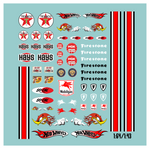 Lade das Bild in den Galerie-Viewer, Waterslide Decal 1:43 1:64 Hotwheels Slotcar Racing Texaco USA V8 Muscle Cars Modellbau Beschriftung

