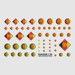 Lade das Bild in den Galerie-Viewer, Waterslide Decal 1:50 - DDR NVA Grenztruppen URAL Kamaz NVA DDR W50 Truck Modellbau Beschriftung
