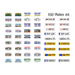 Lade das Bild in den Galerie-Viewer, Waterslide Decal 1:50 Kennzeichen International Truck LKW PKW - USA Austria NL Modellbau Beschriftung
