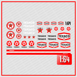 Lade das Bild in den Galerie-Viewer, Waterslide Decal 1:64 Gasoline Texaco Racing Carrera Cars Slotcar USA NASCAR Modellbau Beschriftung
