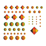 Lade das Bild in den Galerie-Viewer, Waterslide Decal 1:87 - 58tlg. DDR Grenztruppe Luftwaffe W50 LKW Lada Wartburg Modellbau Beschriftung
